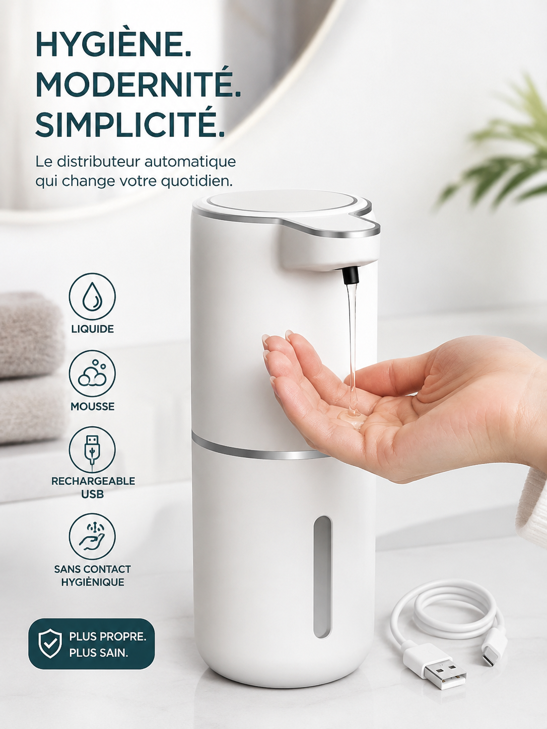NÉBULYS™ – Distributeur de Savon Automatique